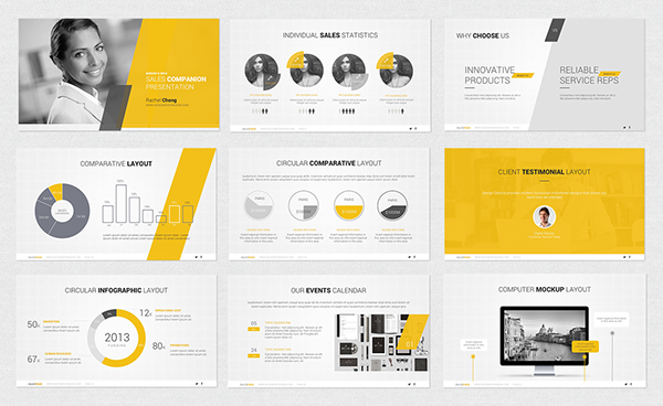 Powerpoint Template Behance - KibrisPDR