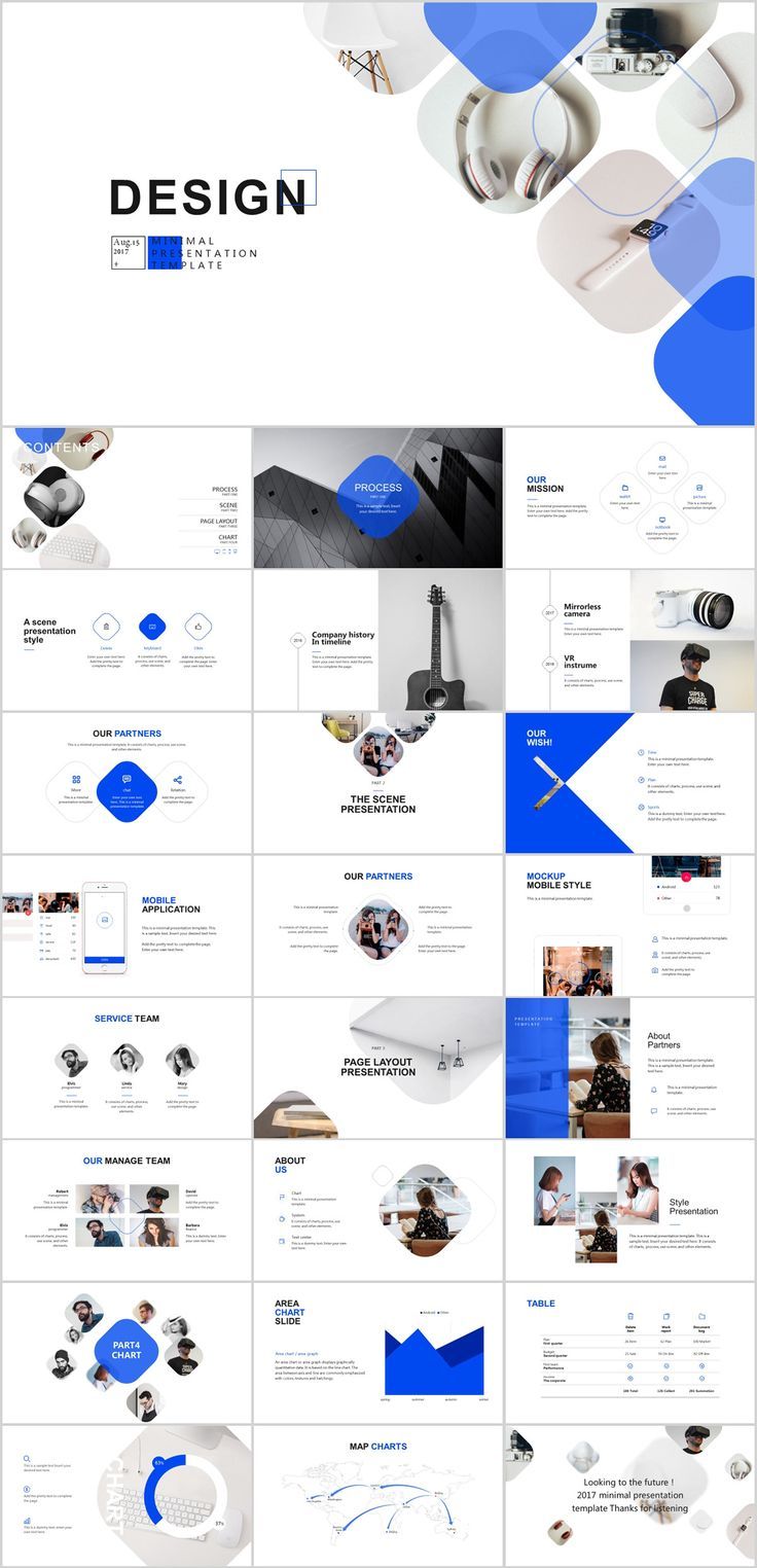 Detail Powerpoint Template Behance Nomer 14