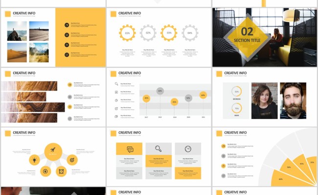 Download Powerpoint Template Behance Nomer 25