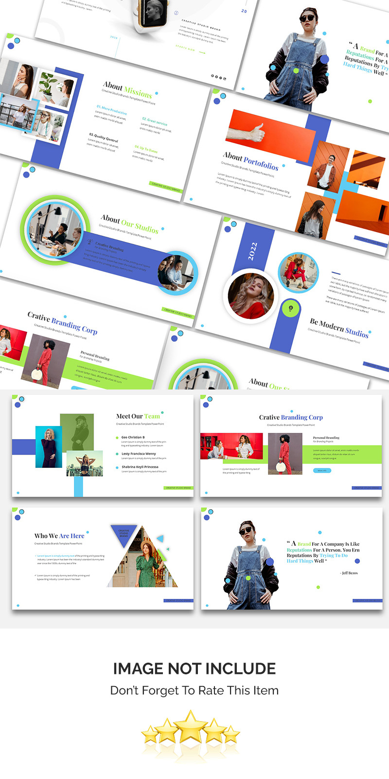 Detail Powerpoint Template Behance Nomer 30