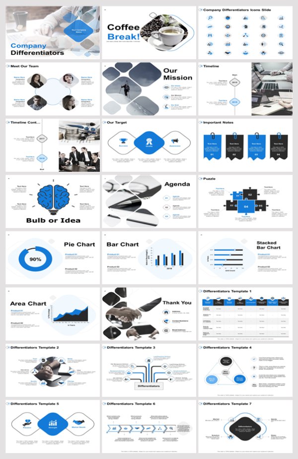 Detail Powerpoint Template Behance Nomer 31