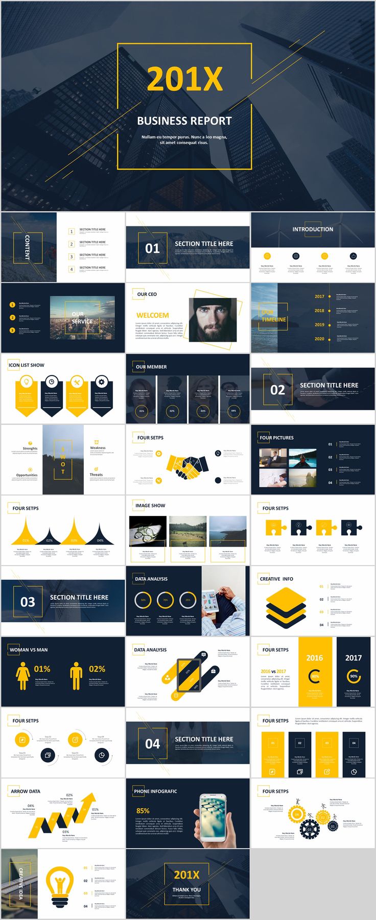 Detail Powerpoint Template Behance Nomer 5