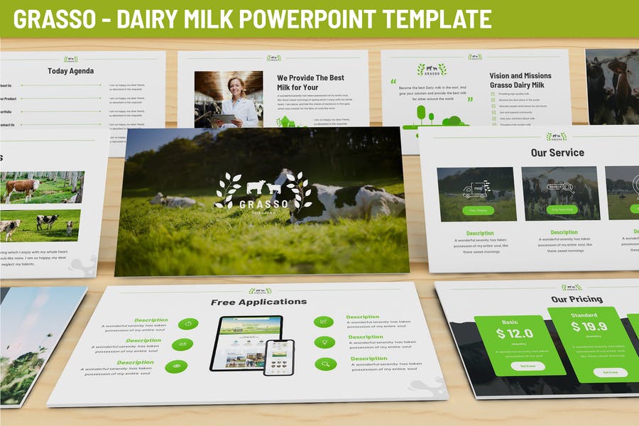 Detail Powerpoint Template Behance Nomer 36