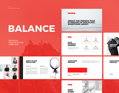 Detail Powerpoint Template Behance Nomer 10