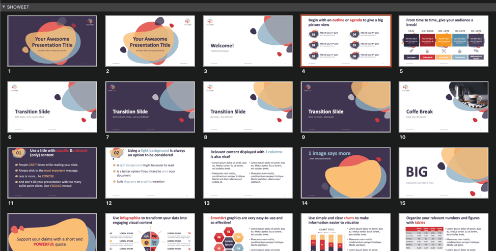 Detail Powerpoint Template Design Nomer 53