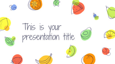 Detail Powerpoint Template Food Theme Free Nomer 19