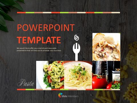 Detail Powerpoint Template Food Theme Free Nomer 31