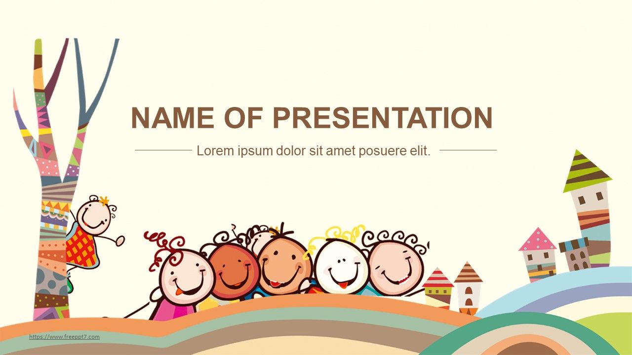 Powerpoint Template Free Children - KibrisPDR