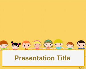 Detail Powerpoint Template Free Children Nomer 18
