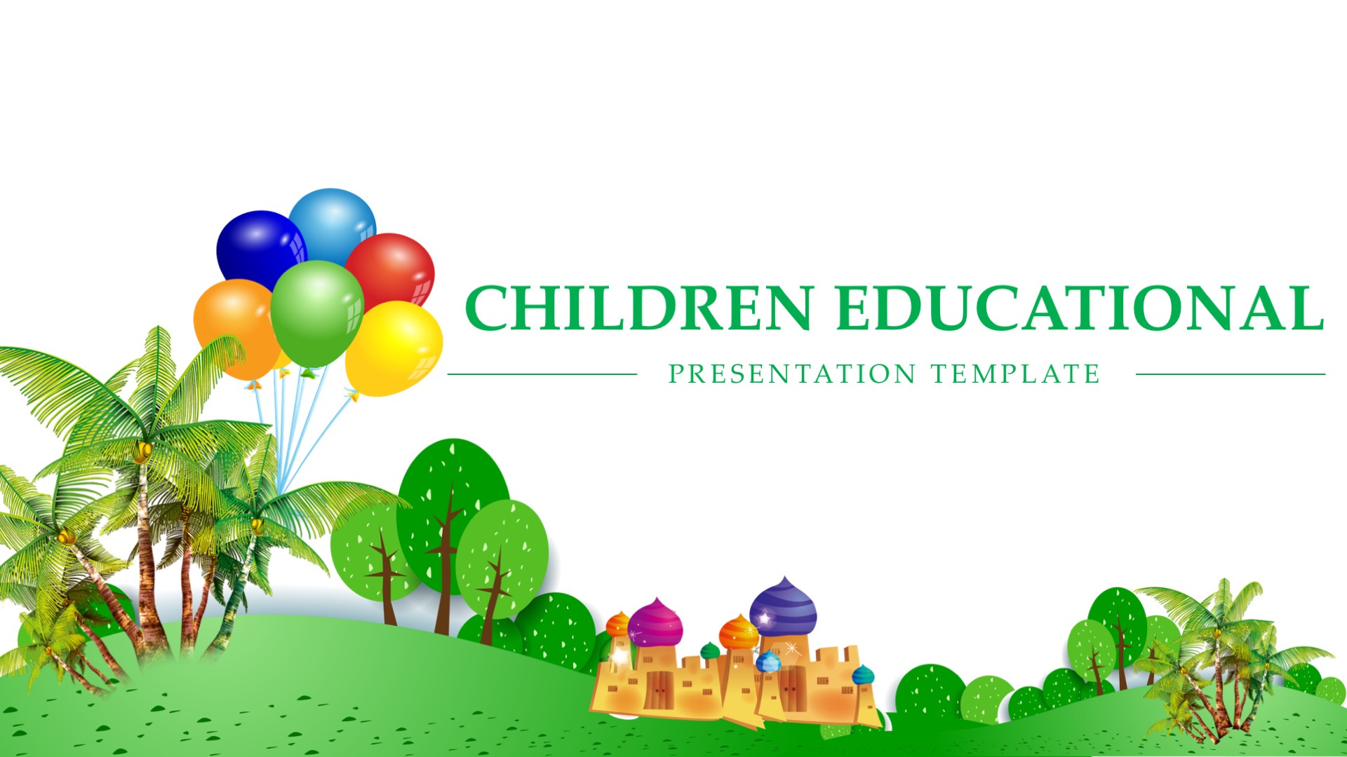 Detail Powerpoint Template Free Children Nomer 51