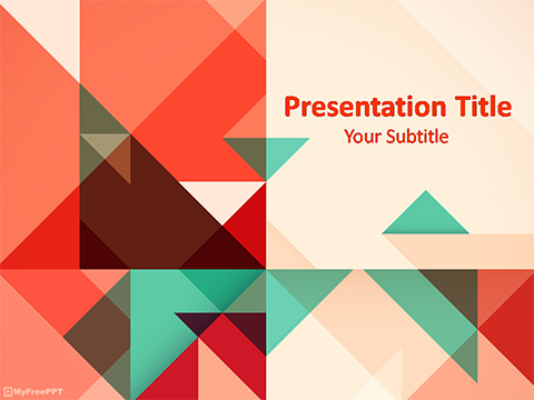 Detail Powerpoint Template Geometric Nomer 15