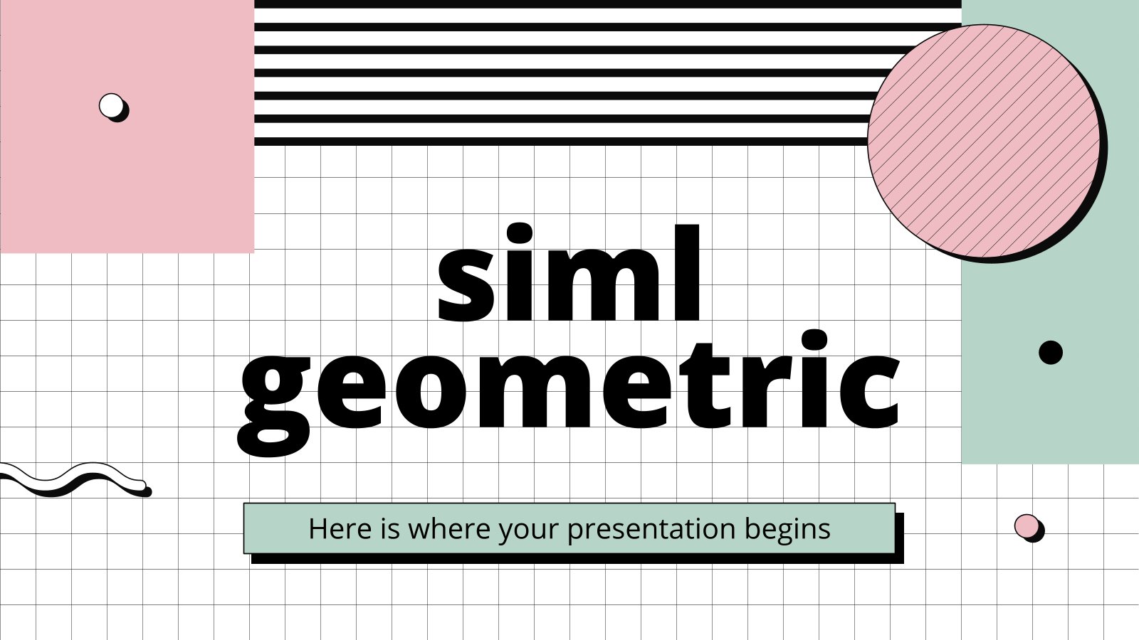 Detail Powerpoint Template Geometric Nomer 4