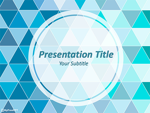 Detail Powerpoint Template Geometric Nomer 30