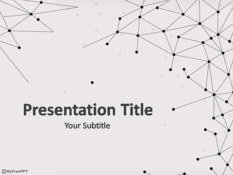 Detail Powerpoint Template Geometric Nomer 5