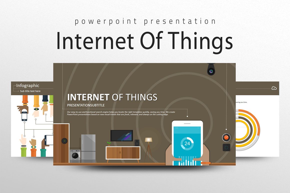 Detail Powerpoint Template Iot Nomer 11