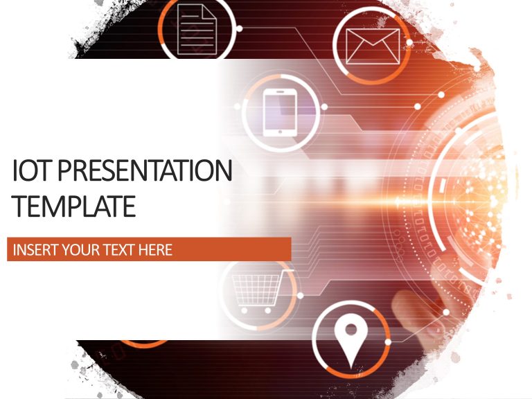 Detail Powerpoint Template Iot Nomer 14