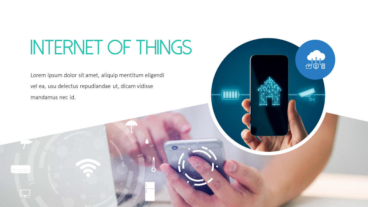 Detail Powerpoint Template Iot Nomer 36