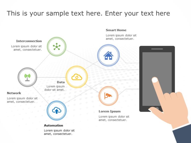 Detail Powerpoint Template Iot Nomer 51