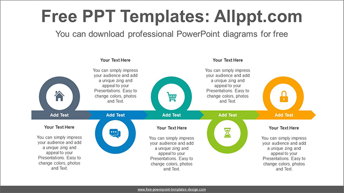 Powerpoint Template Process Flow Free - KibrisPDR