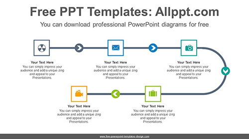 Detail Powerpoint Template Process Flow Free Nomer 42