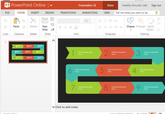 Detail Powerpoint Template Process Flow Free Nomer 43