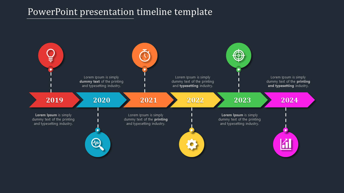 Detail Powerpoint Timeline Template Nomer 12