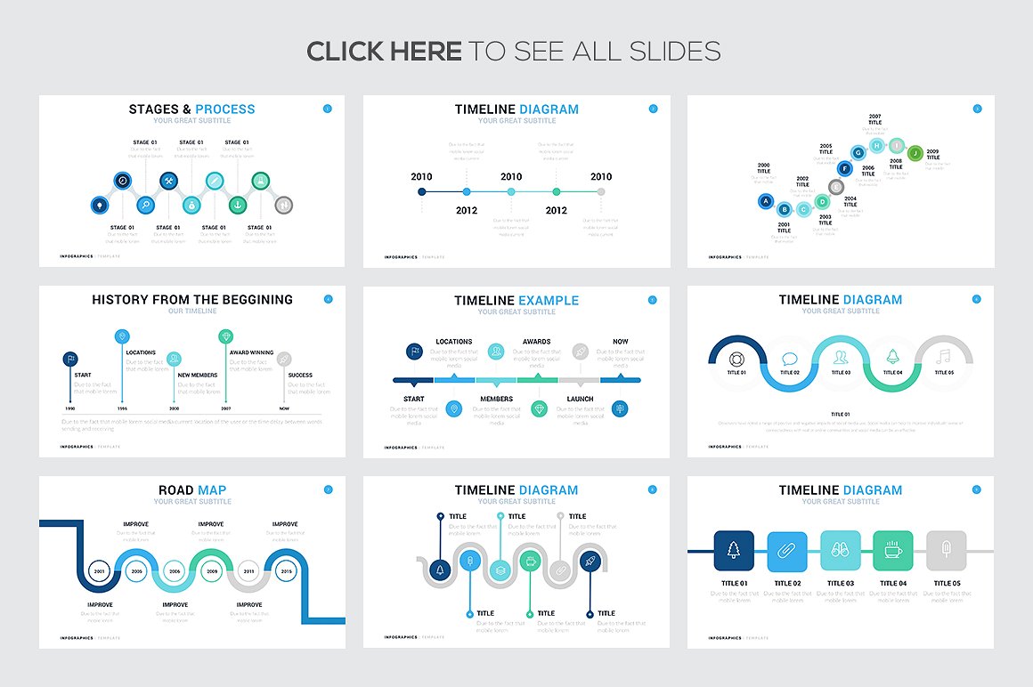 Detail Powerpoint Timeline Template Nomer 40