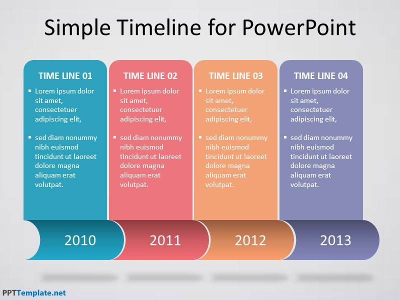 Detail Powerpoint Timeline Template Nomer 42