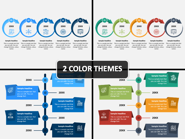 Detail Powerpoint Timeline Template Nomer 46