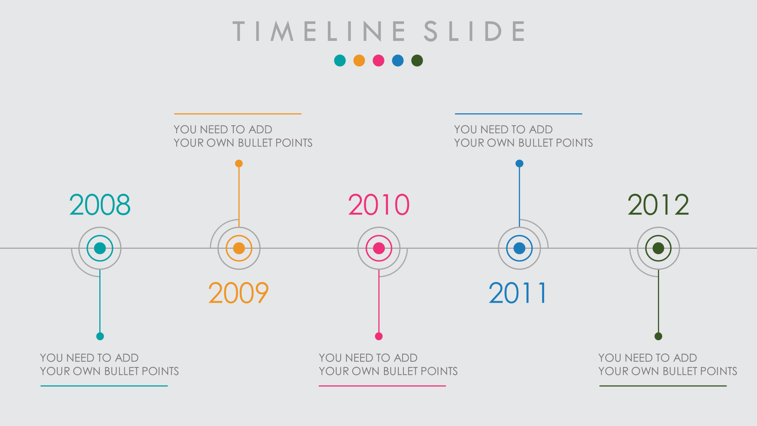 Detail Powerpoint Timeline Template Nomer 7