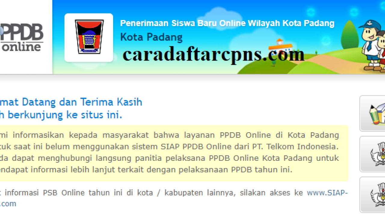 Ppdb Online Kota Padang 2018 2019 - KibrisPDR