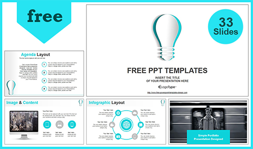 Detail Ppt Template Design Free Download Nomer 35