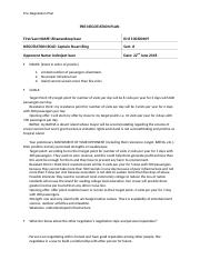 Pre Negotiation Plan Template - KibrisPDR