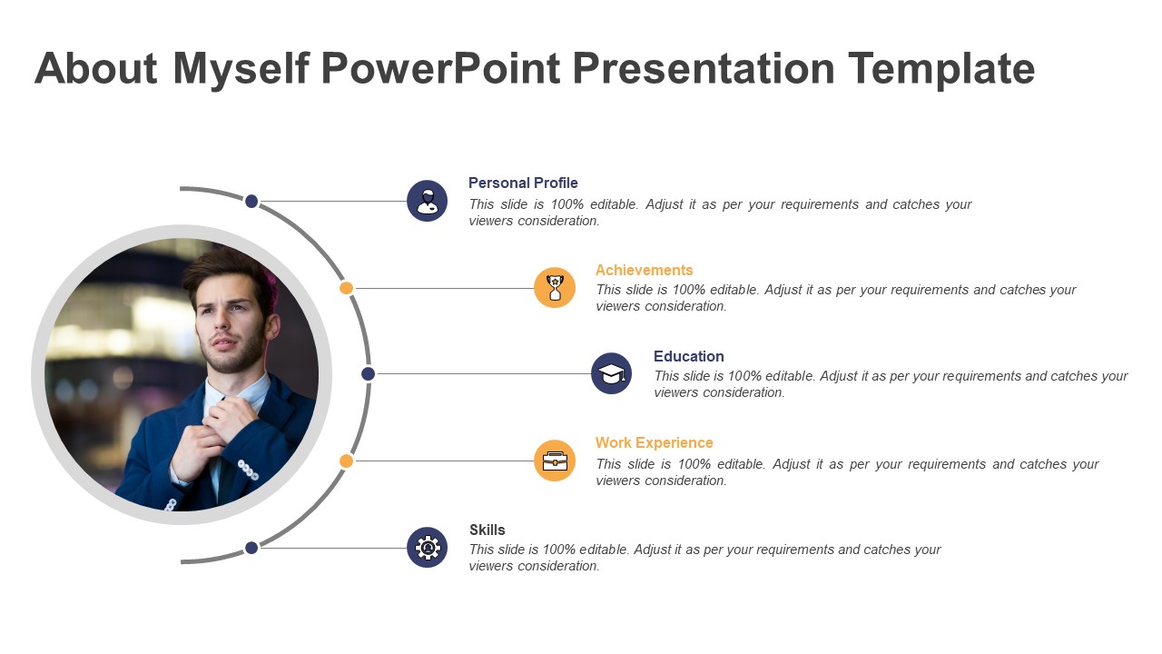 Detail Presentation About Yourself Template Nomer 11