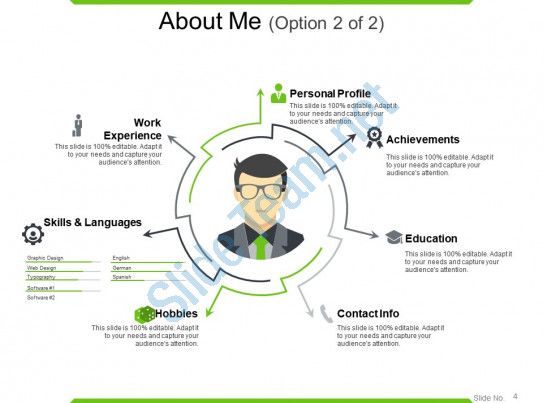 Detail Presentation About Yourself Template Nomer 32