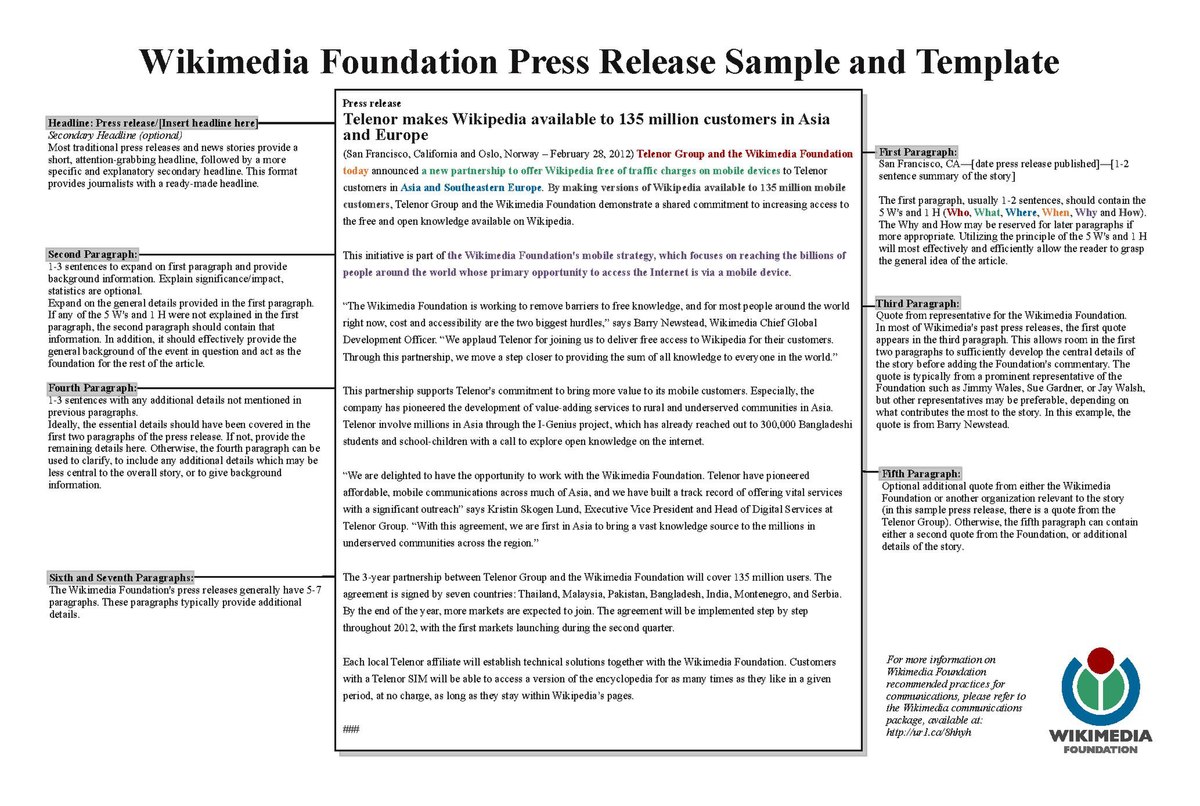Detail Press Release Template Nomer 31