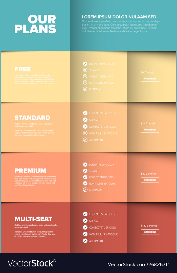 Detail Price List Design Template Free Nomer 21