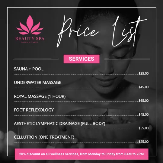 Detail Price List Design Template Free Nomer 7