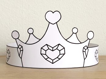 Detail Princess Crown Template Nomer 32