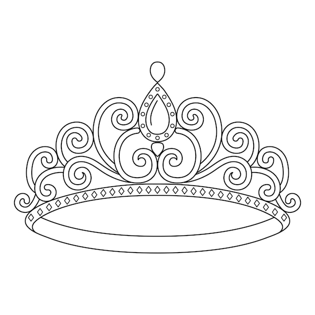 Detail Princess Crown Template Nomer 38