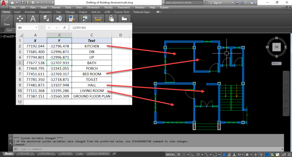 Detail Print Gambar Autocad Dari Excel Nomer 25