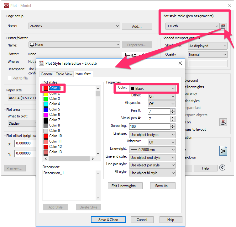 Detail Print Gambar Autocad Dari Excel Nomer 29