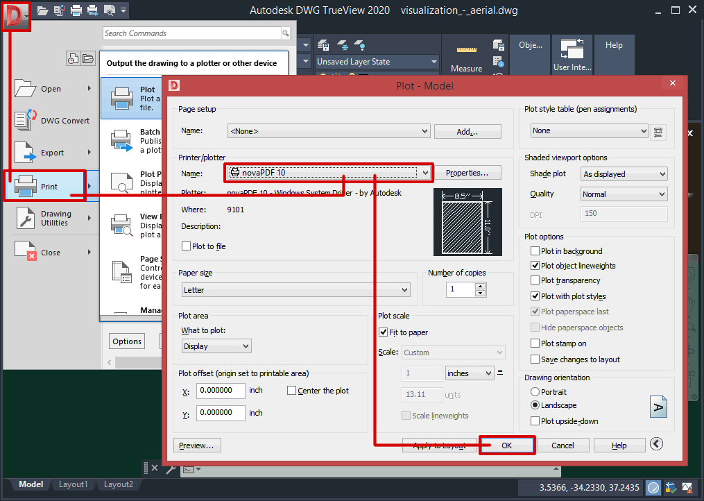 Detail Print Gambar Autocad Dari Excel Nomer 50