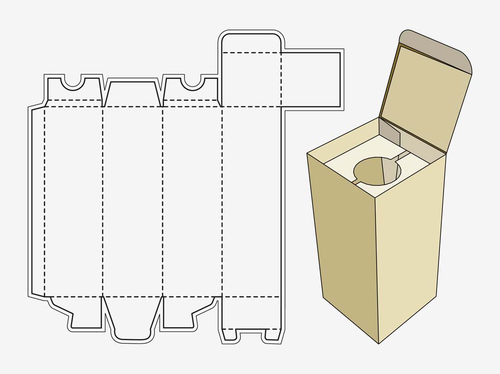 Detail Printable Box Template Nomer 16