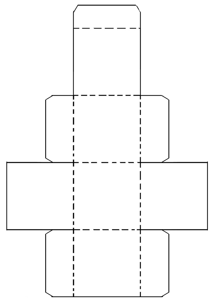 Detail Printable Box Template Nomer 40