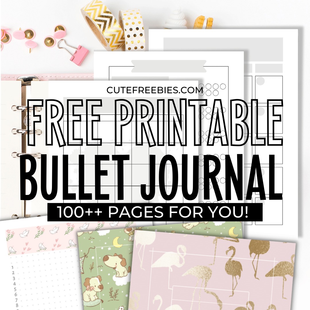 Detail Printable Bullet Journal Template Nomer 12
