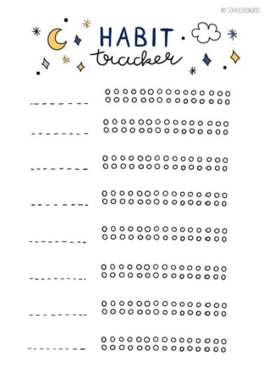 Detail Printable Bullet Journal Template Nomer 15