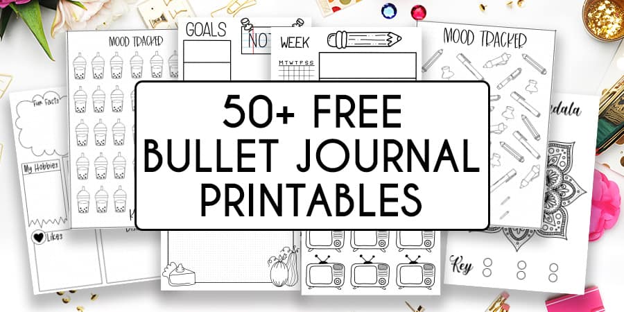 Download Printable Bullet Journal Template Nomer 3