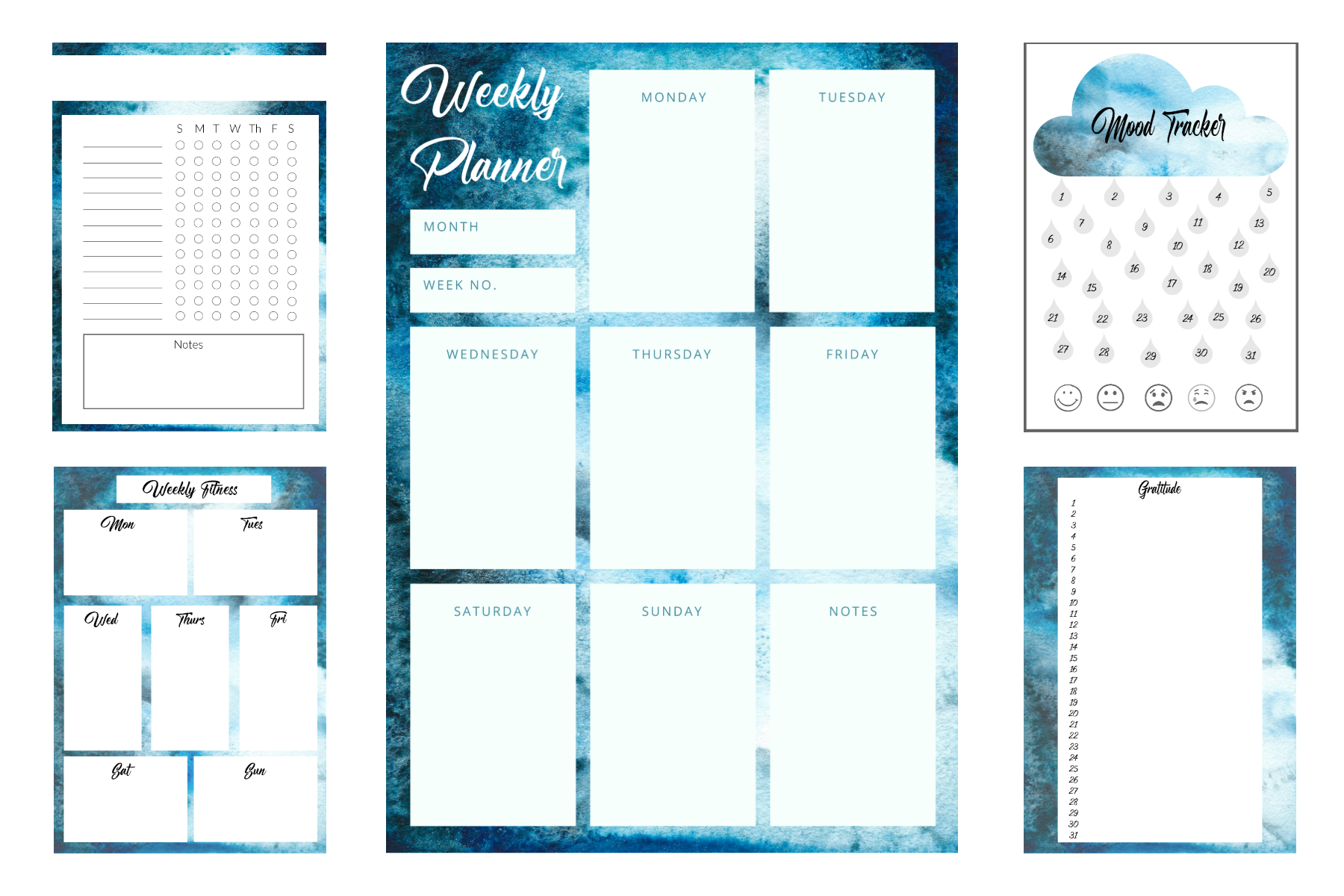 Detail Printable Bullet Journal Template Nomer 32