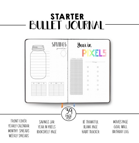 Printable Bullet Journal Template - 54+ Koleksi Gambar